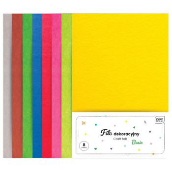 Filc dekoracyjny 8szt. BASIC